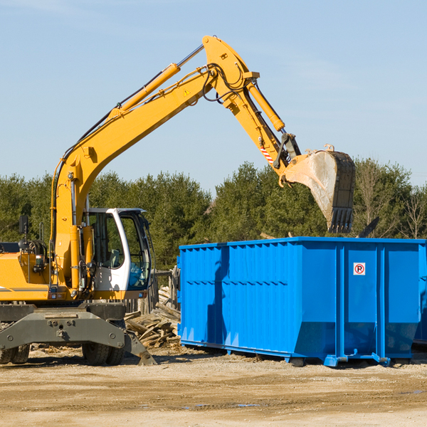 are there any restrictions on where a residential dumpster can be placed in Holy Trinity Alabama